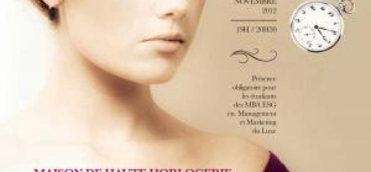 Conférence Marketing du Luxe le jeudi 15 novembre Conférence Marketing du Luxe le jeudi 15 novembre